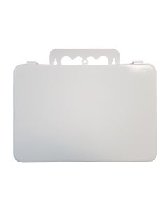Trousse de Premiers Soins en Plastique Blanc- vide - 25 cm x 17 cm x 7.5 cm