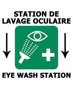 Autocollant - Station de Lavage Oculaire