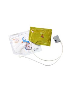 Électrodes de défibrillation pour adulte avec dispositif d'aide au massage cardiaque pour DEA Powerheart® G5