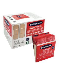 Recharge pour Pansements en Tissu Salvequick® - Boîte  de 6 x 36